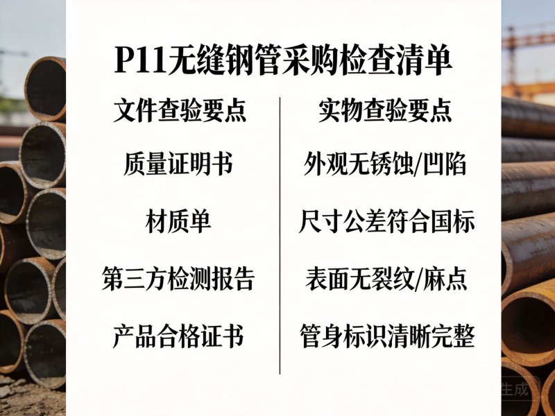 P11无缝钢管采购指南：濮阳地区如何识别厂家资质与检验报告