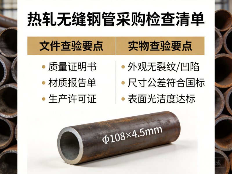 濮阳地区热轧无缝钢管采购指南：如何识别厂家资质与检验报告