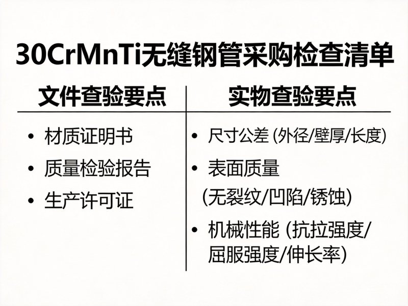 30CrMnTi无缝钢管采购指南：濮阳地区如何选择优质供应商？